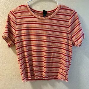 Women’s striped crop top